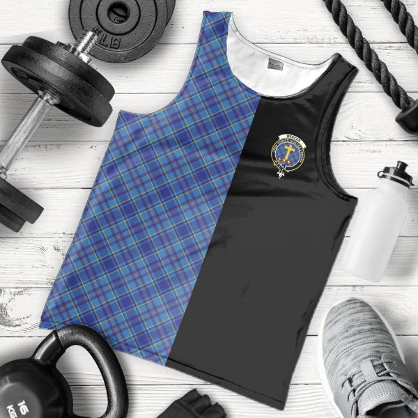 Mercer Modern Tartan Crest Men s Tank Top - Cross Style Online Hot Sale