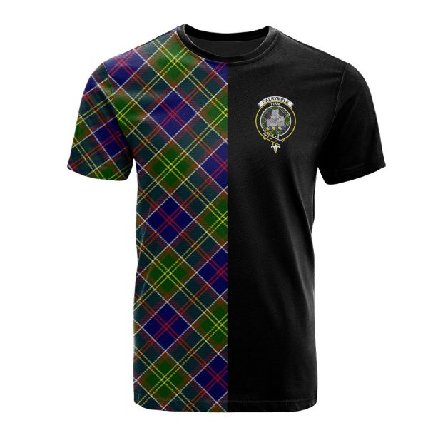 Dalrymple Tartan T-Shirt Half of Me - Cross Style Fashion