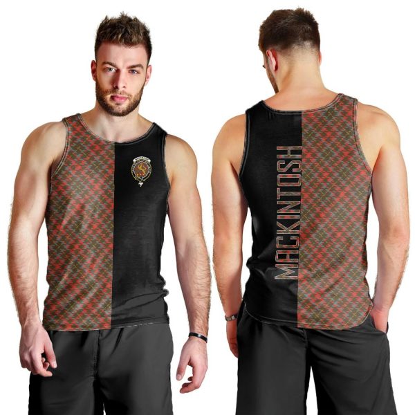 MacKintosh Hunting Weathered Tartan Crest Men s Tank Top - Cross Style Fashion - Image 2