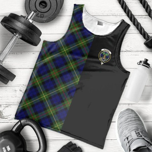 MacEwan Tartan Crest Men s Tank Top - Cross Style Cheap