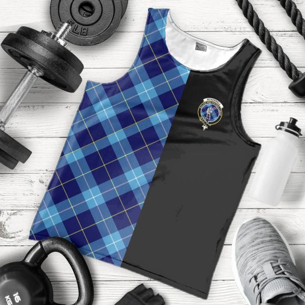 McKerrell Tartan Crest Men s Tank Top - Cross Style Fashion