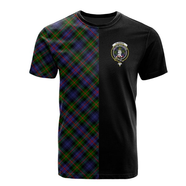 Fleming Tartan T-Shirt Half of Me - Cross Style Online now