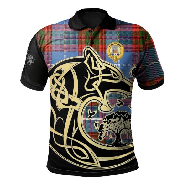Spalding Tartan Polo Shirt Viking Wolf Online Sale