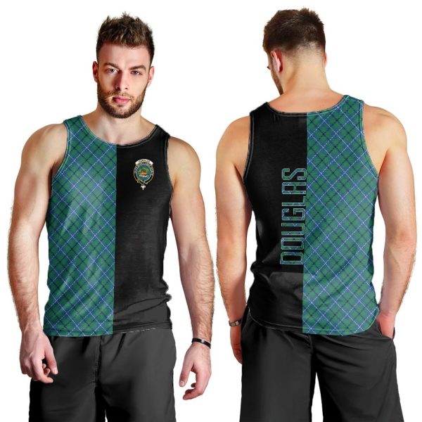 Douglas Ancient Tartan Crest Men s Tank Top - Cross Style For Cheap - Image 2