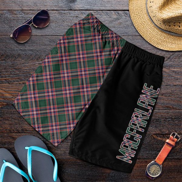 MacFarlane Hunting Modern Tartan Crest Men s Short - Cross Style Online
