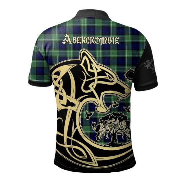 Abercrombie Tartan Polo Shirt Viking Wolf Online Sale - Image 2