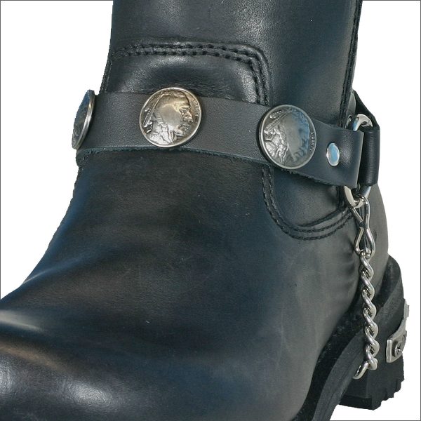 Hot Leathers BNL1005 Indian Head Nickel Boot Chain For Sale - Image 3